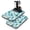 White-3, variant on 2-Piece Tropical Ocean-Themed Coffee Station Mat Marine Life Inspired 4-Layer Absorbent Pad with Non-Slip Base for Coffee Machines, Beachy Kitchen Decor