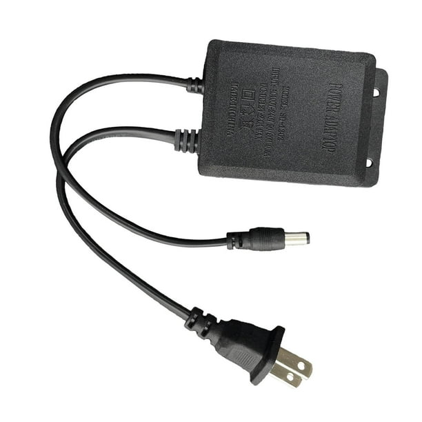 Cargador/adaptador de CA de 12V, 2A, 12 voltios, 2000MA, cable de alimentación, enchufe de salida resistente al agua, transformador DC12V para negro