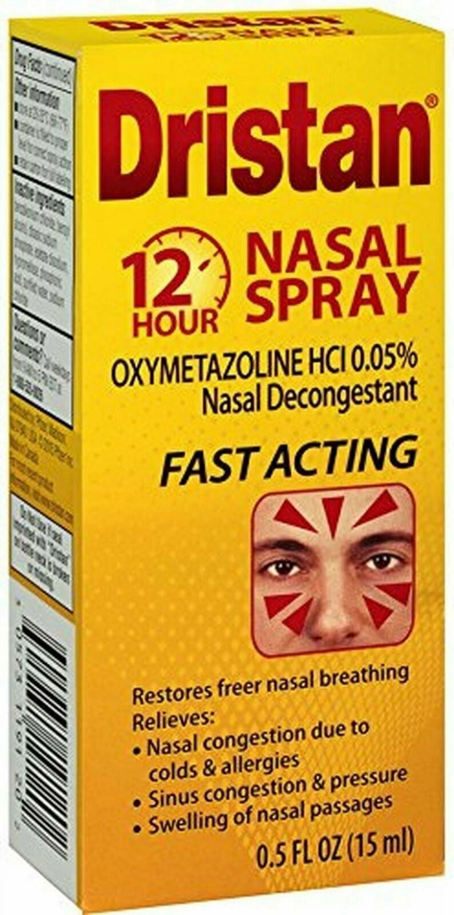 Dristan 12-Hour Nasal Spray, 0.5 oz Pack of 3
