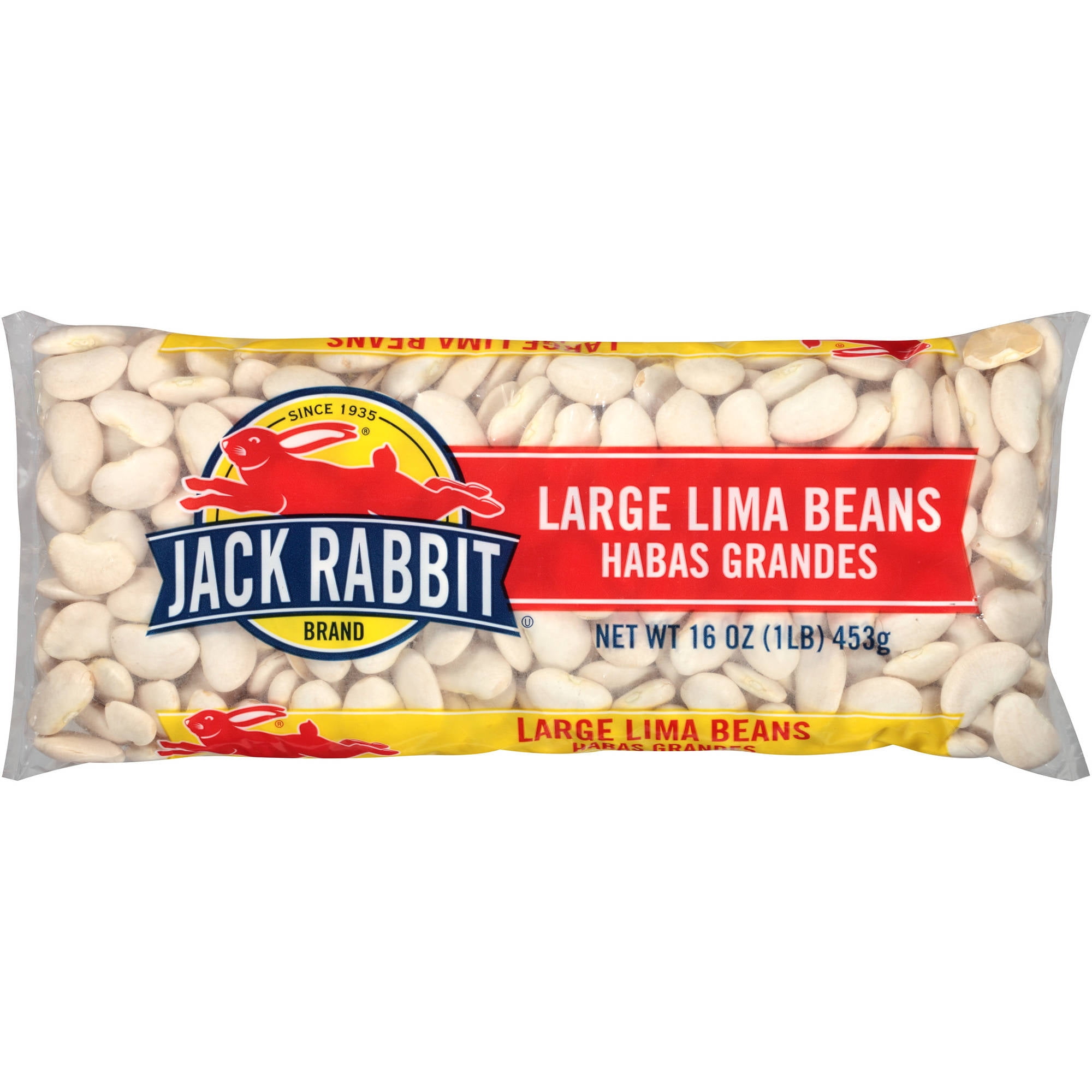 Jack Rabbit Large Lima Beans, 16 oz