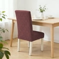 thumbnail image 4 of QTOCIO Elastic Dining Table And Chair Covers Semi Circular Home Chair Covers Chair Back Covers Common Chair Covers Suitable For Home Or Dining Room Chairs, 4 of 4
