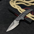 thumbnail image 2 of Fixed Blade Knife with 4" Blade & Slip-Resistant ABS Handle, Outdoor Camping & Survival Tool, 2 of 9