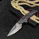 thumbnail image 2 of Cuchillo de hoja fija con hoja de 4" y mango de ABS antideslizante, herramienta for acampar y sobrevivir al aire libre, 2 of 9