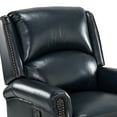 thumbnail image 2 of Art of Living Designs Ilario 32.67'' Wide Genuine Leather Manual Rocker Recliner NAVY, 2 of 5
