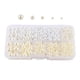 thumbnail image 2 of Cuentas redondas sueltas, accesorios para manualidades, decoración del hogar, cuentas sin agujeros, cuentas sin perforar beis blanco, 2 of 9