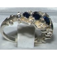 thumbnail image 4 of LBG 925 Sterling Silver Natural Sapphire Womens Promise Ring - Size 5.5, 4 of 4