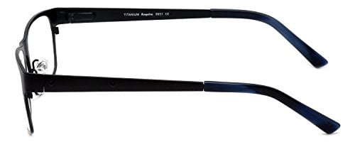 Esquire Designer Reading Glasses EQ8651 in Black 54mm with Case +0.25