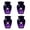 Keepsake Pack of 4, variant on Red Tree Urn for Ashes Adult Male, Small Cremation Urns for Ashes, Small Urns for Human Ashes Keepsake, Burial Urn for Ashes for Women(Size - 3inch, 4 Pcs)