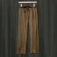 thumbnail image 2 of Womens Daily Elastic Waist Workout Trousers Solid Long Pants Loose Casual Pockets Trousers, 2 of 2