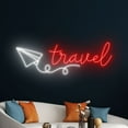 thumbnail image 5 of Handmadetneonsign AirPlane Travel Neon Sign, AirPlane Neon Led Light Art Decor, Travel Neon Wall Decor, 5 of 5