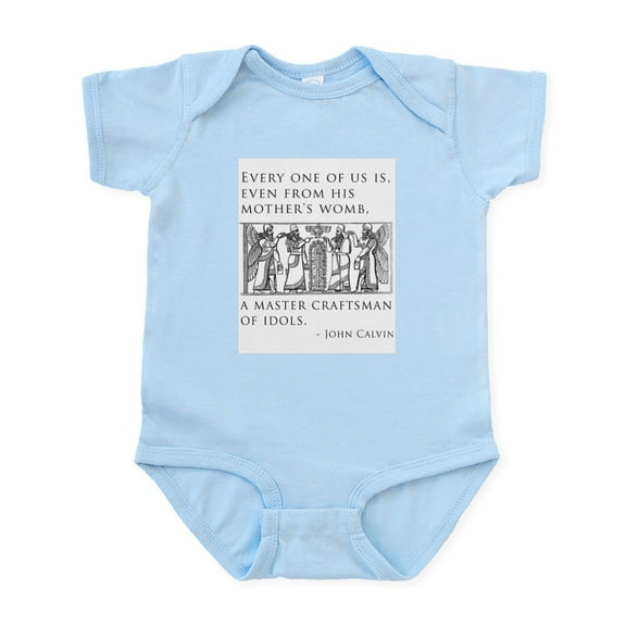 CafePress - John Calvin Idol Craftsman From Birth Infant Bodys - Baby Light Bodysuit, Size Newborn - 24 Months
