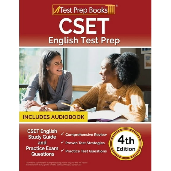 CSET English Test Prep: CSET Study Guide and Practice Exam Questions [4th Edition], (Paperback)