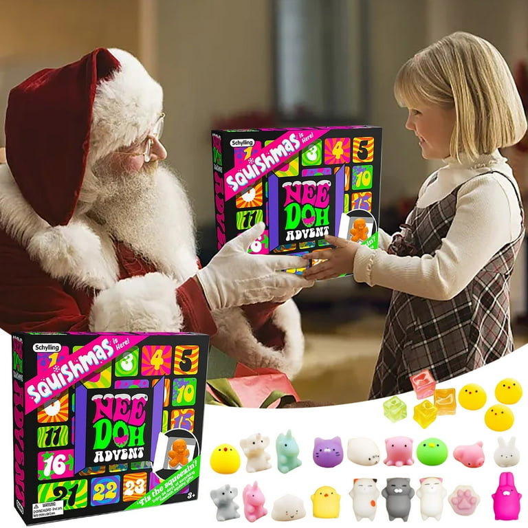 Nee Doh Squishmas Advent Calendar 2024,Christmas Squishy