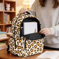 thumbnail image 6 of Whosucclay Leopard Print Pattern School Bookbag Lightweight Adjustable Straps Large Capacity School Bag with Adjustable Straps, High School Schoolbag for Boys Girls, 6 of 8