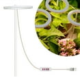 Dimmable LED Grow Light Plant Growing Full Spectrum Indoor Halo Ring