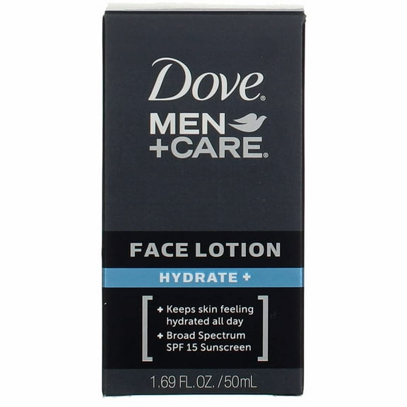 Dove Men Care Hydrate   SPF 15 Sunscreen Face Lotion - 1.69 Oz (Pack of 3)
