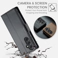 thumbnail image 4 of Funda tipo cartera para Samsung Galaxy A54 5G con bloqueo RFID, tarjetero, soporte magnético, funda protectora de piel con tapa para Samsung Galaxy A54 5G de 6,6 pulgadas, 4 of 6