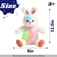 thumbnail image 2 of Peluche musical de conejito de peluche con luz LED, 2 of 4
