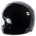 thumbnail image 2 of Casco de moto TORC T1, retro, integral, negro brillante, talla M, 2 of 5