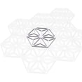 thumbnail image 6 of Ekena Millwork 7 3/8"W x 8 1/2"H x 3/8"T Extra Small Hampton Decorative Fretwork Wall Panels in Architectural Grade PVC, 6 of 9