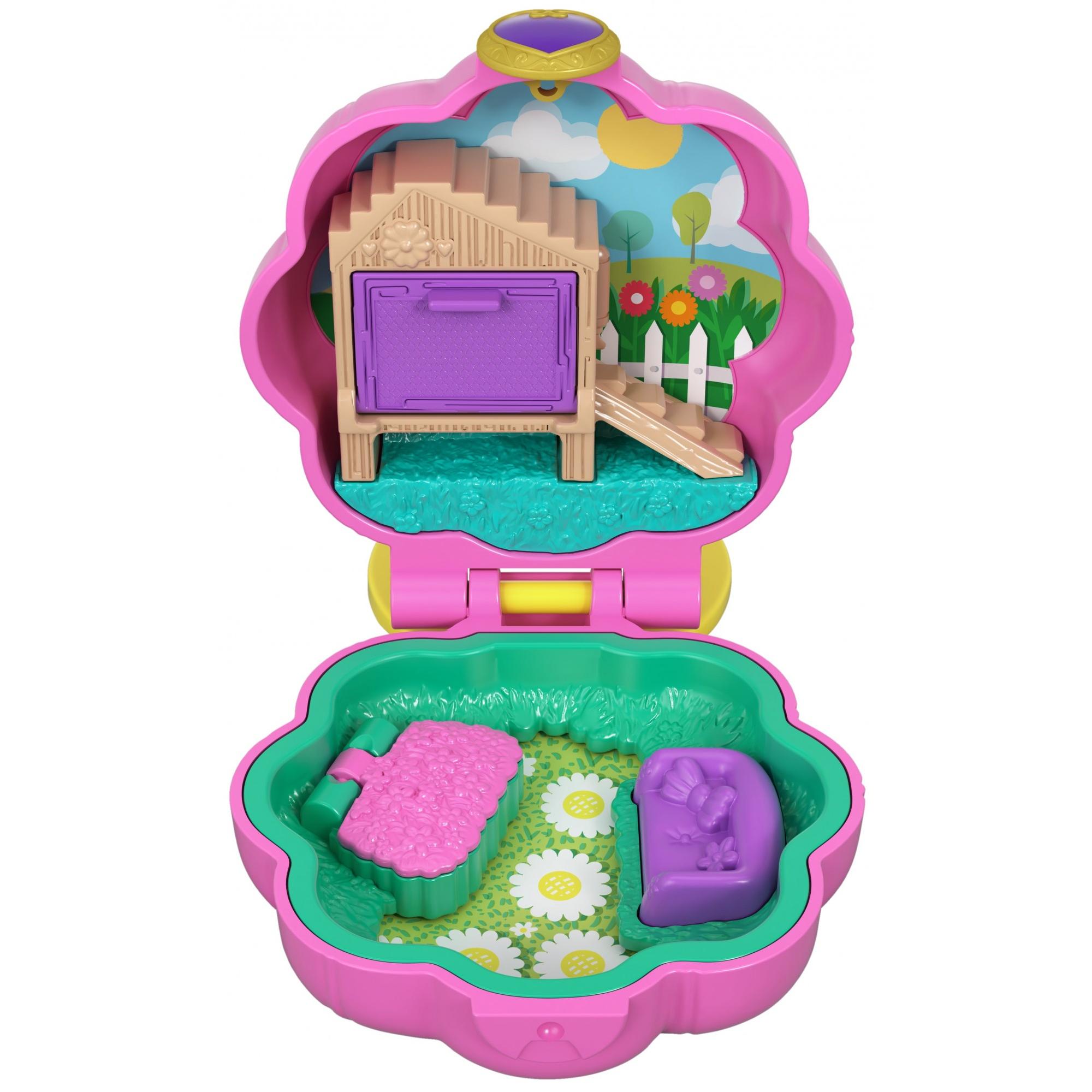 Polly Pocket Tiny Pocket Places Lila Pet Compact with Doll - image 4 of 7