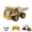 Dump Truck, variant on GvuoFny Mini Excavator Toy Remote Control, 1:64 Premium Alloy Mini RC Construction Set with Bulldozer, Excavator & Dump Truck