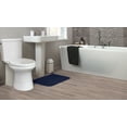 thumbnail image 2 of Garland Rug Gramercy Washable Polypropylene Navy Bath Rug, 17" x 24", 2 of 7