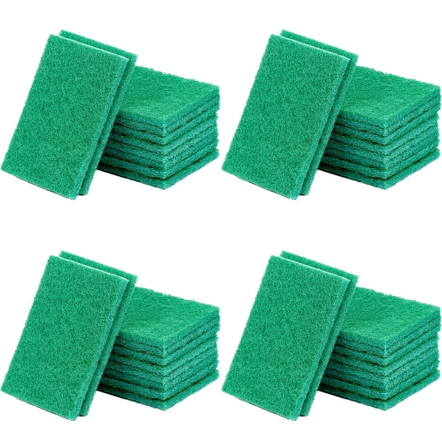 CSChome Heavy-duty Cleaning Cloth Heavy-Duty Scouring Pad Scratch-Free Reusable Household Scrub Pads for Dishes Kitchen Cleaning