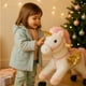 thumbnail image 3 of Juguete Montable A Pedal Mecedora para Niños de Figuras de Animales Blanco Unicornio Gaon, 3 of 7