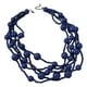 thumbnail image 1 of Guardurnaity Collar de bolas grande, ideal para mujeres, moderno y versátil, ideal como regalo de Navidad o San Valentín. Ropa, zapatos y accesorios Miscelánea azul talla única, 1 of 6