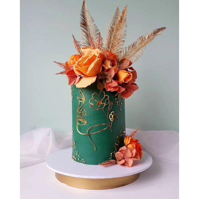 Figura de decoración de pastel de acrílico con línea de cara simple y cara de mujer