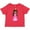 Red, variant on Inktastic African American Princess In Pink Dress Girls Toddler T-Shirt