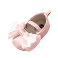 thumbnail image 2 of Fozruso Spring And Autumn Bow Princess Shoes Baby Girl Baby Soft Soles Non Slip Toddler Shoes,Sizes 5 Toddlers Toddler(Pink), 2 of 7