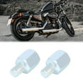 thumbnail image 2 of Unique Bargains 2pcs 10mm Positive to 8mm Reverse Silver Tone Motorcycle Rearview Mirror Adapter Bolt Screw counterclockwise, 2 of 4