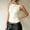 Beige, variant on Womens Lined Sleeveless Tank Tops Women's Bow Tie Open Back Tank Top Sleeveless Boat Neck Cut Out Crop Tops(Army Green,L)