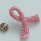 thumbnail image 4 of 2 Piezas Cinta Cáncer de Broche de Solapa Broche de de Imitación de Cristal, 4 of 7