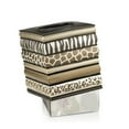 thumbnail image 3 of Resin Tissue Box Cover for Modern Home Decor - Minimalist Square Tissue Box Holder for Guest Room, Bedroom, Bathroom, Tabletop & Office - Durable and Aesthetic Tissue Holder, Safari Stripes, 3 of 5
