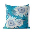 thumbnail image 5 of Amrita Sen Designs Amrita Sen Sunny Blooms Faux Suede Accent Pillow 16" x 16", 5 of 5