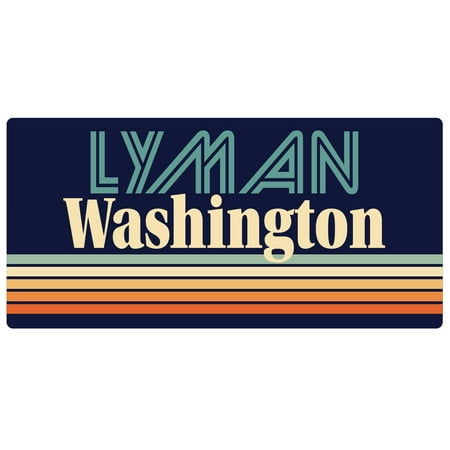 

Lyman Washington 5 x 2.5-Inch Fridge Magnet Retro Design