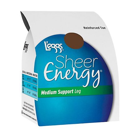 

L eggs Sheer Energy Regular Reinforced Toe Pantyhose 6-Pack