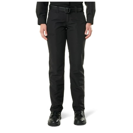 UPC: 0888579161700 | 5.11 Work Gear Women s Fast-Tac Urban Pants Water-Resistant Finish 4-Way Stretch Black 6/Long Style 64420