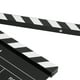 thumbnail image 4 of Claqueta De Películas Más Profesional, Con Sonido Más Fuerte, Claqueta Magnética Incorporada Para Decoración/accesorio Perfecto Para Fiestas Ccdes Tablero negro con rayas blancas, 4 of 8