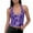Purple, variant on Summer Halter Women's Casual Mardi Gras Shirt Mardi Gras Outfit Basic Tees Casual Summer Fitted Tank Tops for Women Sequin Shirt Ladies Tank Tops Casual Basic Purple S