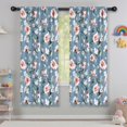 thumbnail image 5 of Blackout Kids Curtains,Pioneer Flower Floral Print Pattern Childrens Insulated Curtains Set Of 2,Bedroom Essentials,Toddler Room Decor 42"x63", 5 of 5