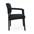 thumbnail image 2 of Pemberly Row Reception Waiting Room Healthcare Guest Chair / Black Steel / Blue, 2 of 5