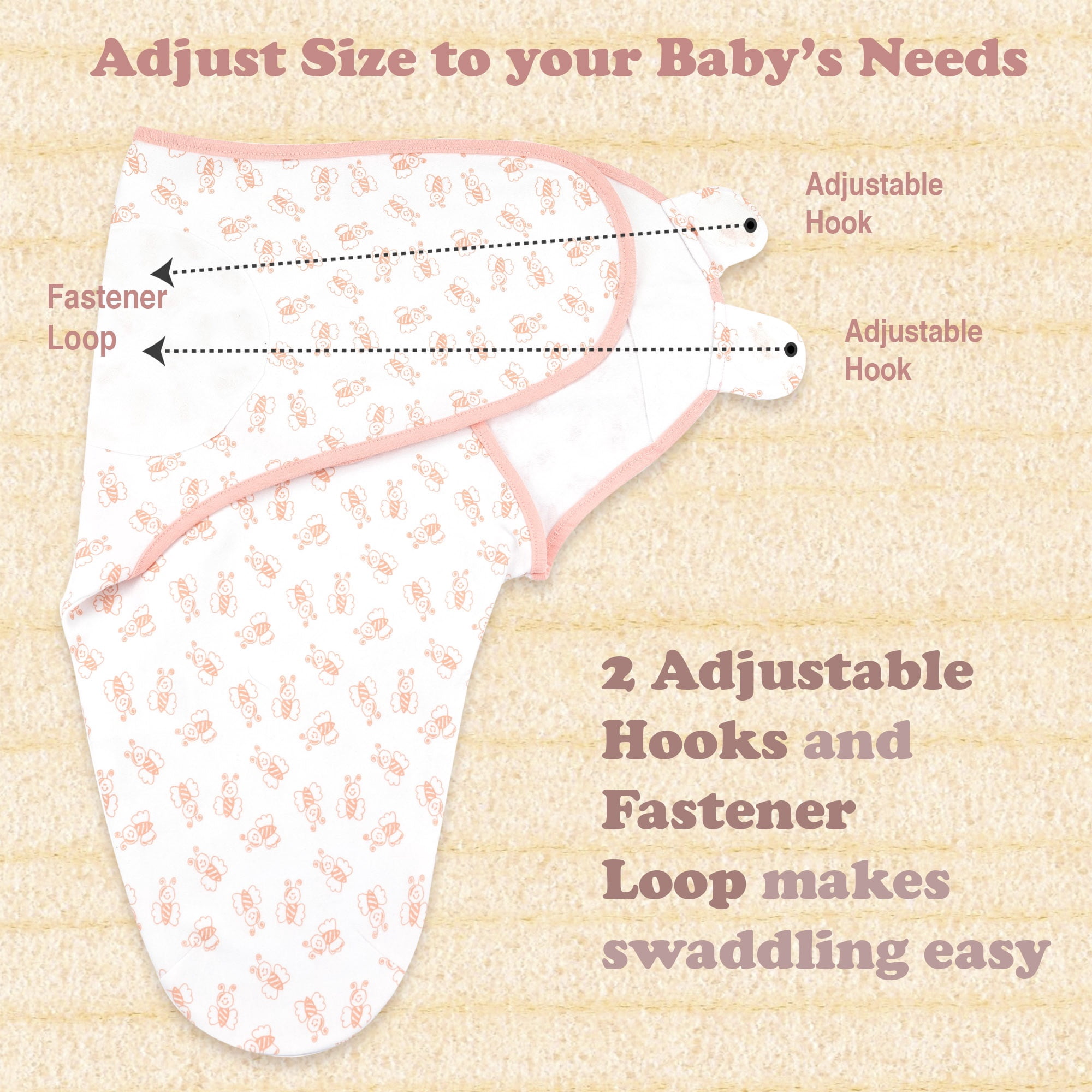 Bublo Baby Swaddles for Newborns 0–3 Months, Organic Cotton Baby Swaddle Blanket, Infant Swaddle Sack, Baby Swaddles 0–3 Months, Newborn Sleep Sacks, Baby Blanket Sleep Sack for Baby Boys & Girls
