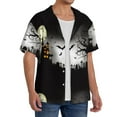 thumbnail image 2 of Kdxio Men'S Hawaiian Shirt For Men Short Sleeve Shirt Happy Halloween 1 Summer Casual Holiday Beach Button Down T-Shirts, 2 of 5