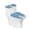 Dog and Bird, variant on HELLHERO Christmas Toilet Lid Cover Adjustable Set of 2 Washable and Reusable Easy Care for Bathroom Supplies