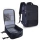 thumbnail image 1 of Mochila De Viaje Grande Impermeable Para Mujer, Negra Y Negr, 1 of 6