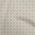 thumbnail image 1 of oneOone Cotton Poplin Twill Light Beige Fabric Asian Suzani Craft Projects Decor Fabric Printed By The Yard 56 Inch Wide, 1 of 5
